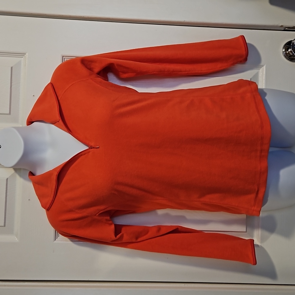 Columbia, pink, fleece, long sleeve, pull over.  Size M.